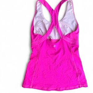 lululemon athletica Neon Pink Racerback Training Tank